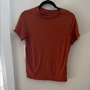 A New Day Brown Fitted Short Sleeve T-Shirt